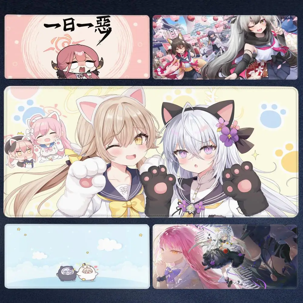 

Blue Archive Mouse Pad High-end E-sports Keyboard Pad Durable Rubber Desktop Pad Large Gamer Pc Setup Accessories pad