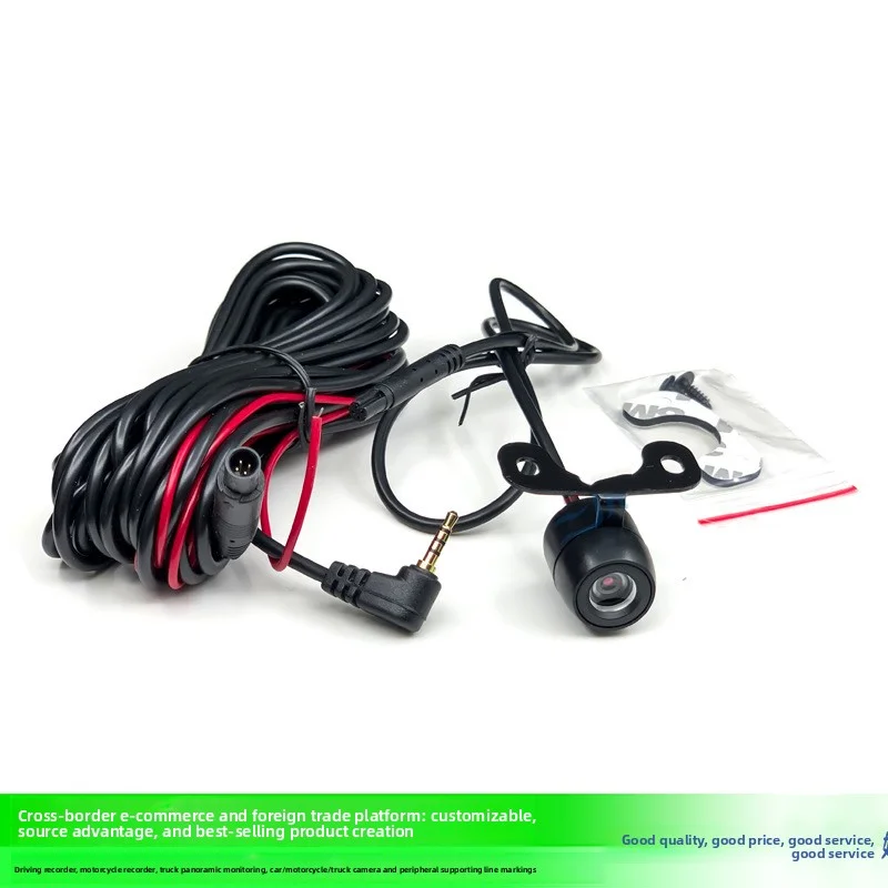 Universelle Rückfahrkamera mit Nachtsicht und 5-Pin-Verlängerungskabel für Autokameras mit Dashcam