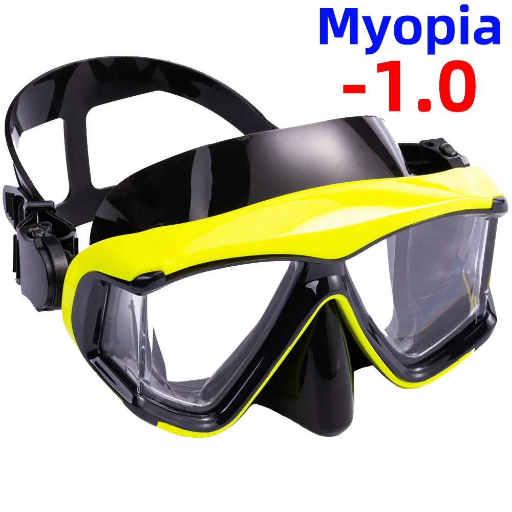 Optische Myopie Schnorchel Tauchmaske Schwimmbrille Kurzsichtige Kurzsichtige Ausrüstung Panorama Weitsicht Erwachsene Jugend -1,0 bis -6,0
