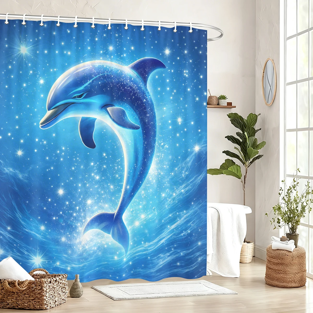 

Яркая тематическая полиэстеровая занавеска для душа – потрясающий декор для ванной с принтом, стильное текстильное полотно для дома и отеля