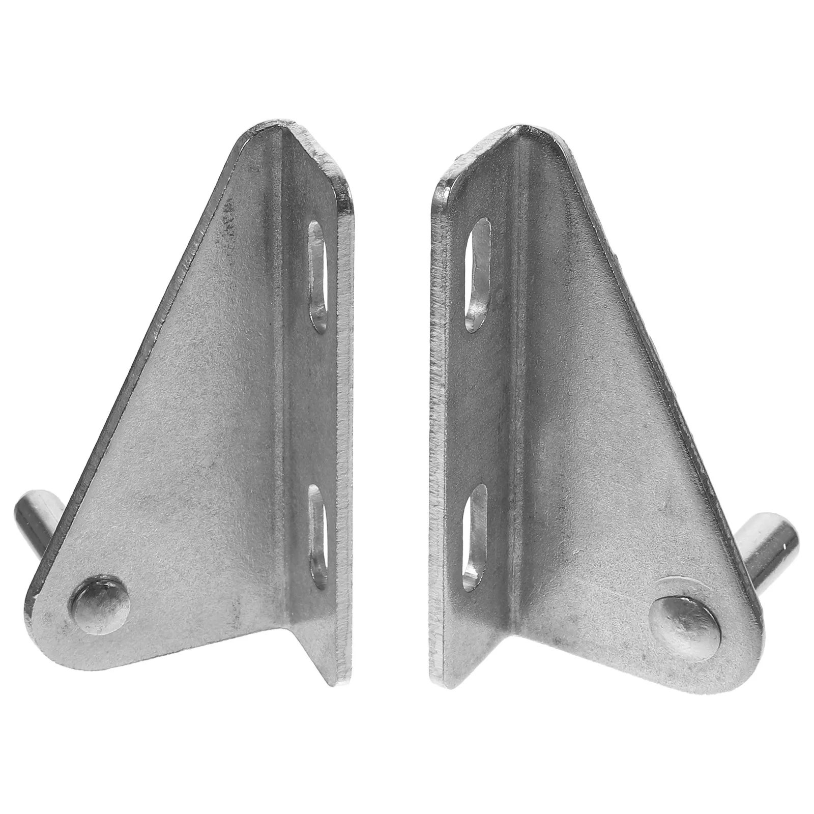 

2Pcs Freezer Door Hinge Professional Stainless Steel Small Adjustable Replacement Refrigerator Hinges Household Repair Metal