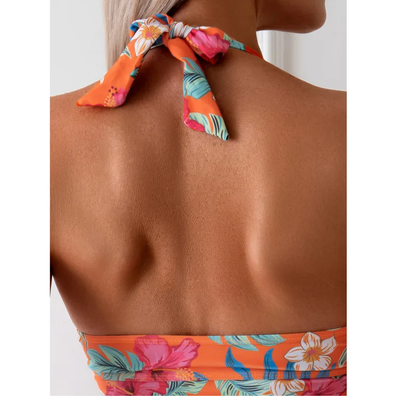 Nuovi costumi da bagno con stampa Sexy Tankini Set costumi da bagno donna in due pezzi costumi da bagno da spiaggia costumi da bagno piscina costume da bagno donna 2025