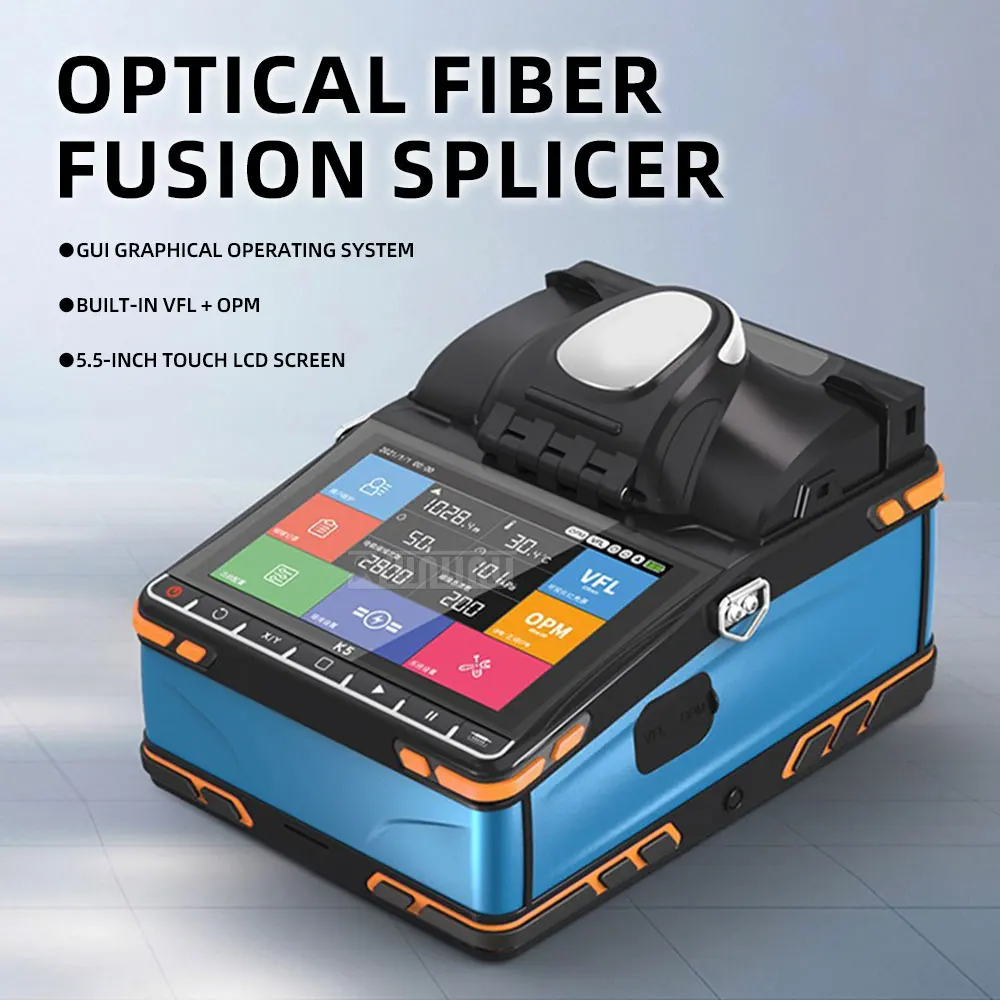 Fully automatic optical fiber fusion machine, patch cable jumper tail fiber hot fusion machine, K5 fusion machine