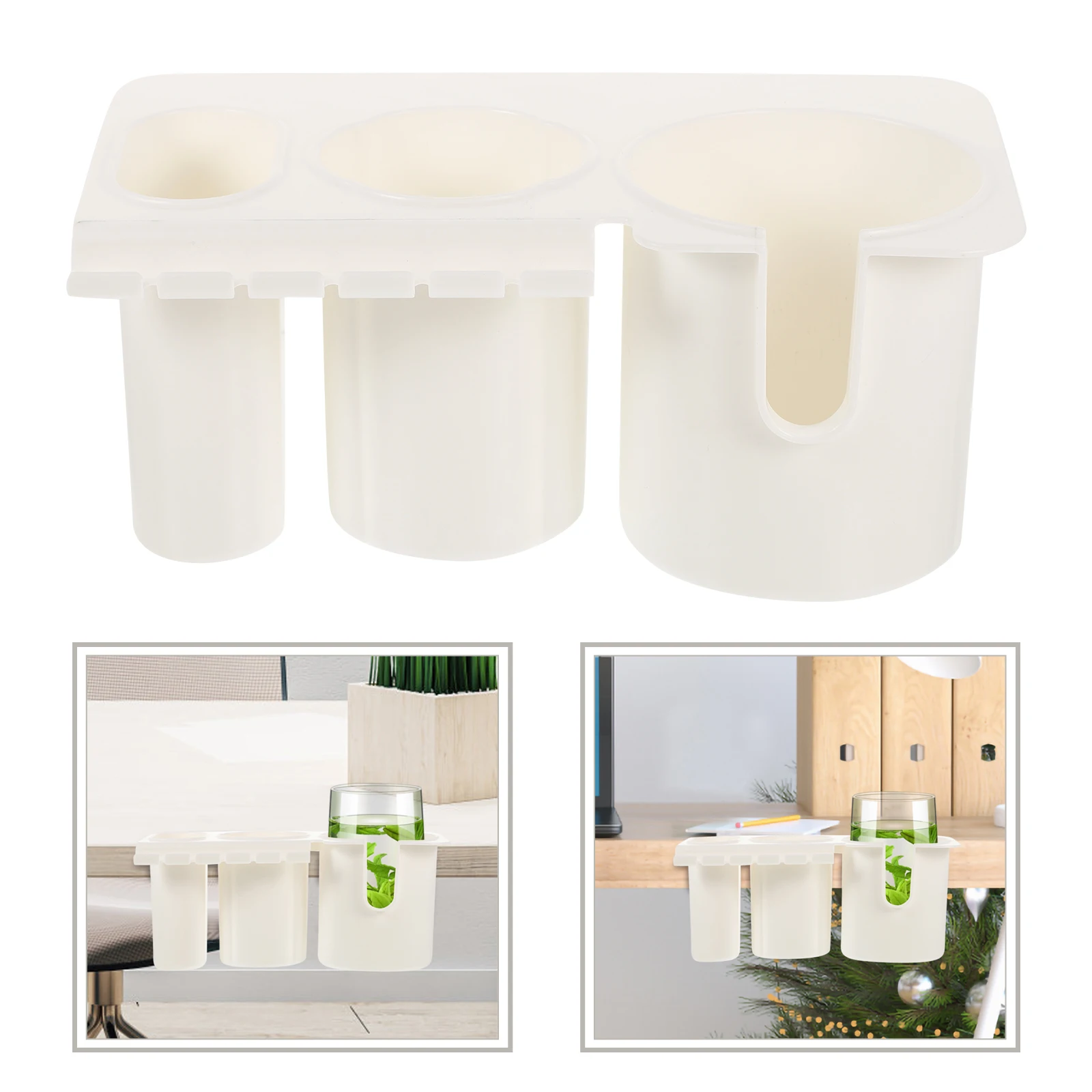 

Multifunctional Cup Holder Organizer For Desk Stationery Storage Large Mouth Office Supplies Pen Pencil Glasses Holder Desktop