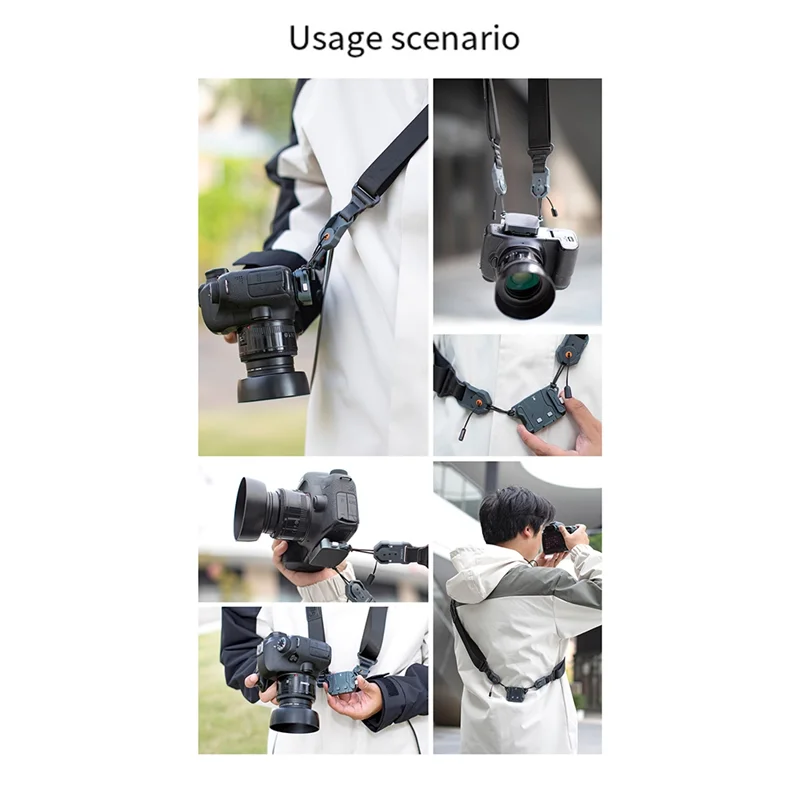 ABKI-Cobone Quick Release Shoulder Strap Base With Quick Disconnect Adapter For Fujifilm Canon Sony Cameras For Fast Release Pla