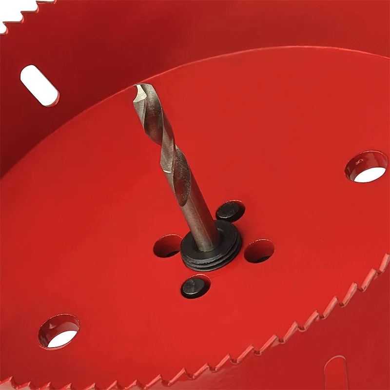 Sega a tazza da 4 pollici da 100mm con mandrino, lama per sega a tazza HSS bimetallica profonda 38mm per impieghi gravosi con denti a rastrello positivo