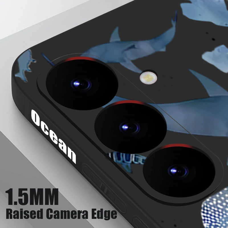 الحوت نمط الحبل الحال بالنسبة لسامسونج غالاكسي A56 A55 A36 A54 A15 A25 A35 A34 A14 A06 A05 A16 5G لينة بولي يوريثان غطاء الهاتف سيليكون