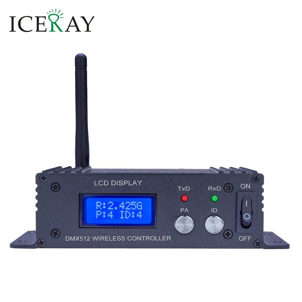 DMX512 Wireless Controller ISM XLR Receiver Transmitter For Disco DJ Party Bar Stage PAR Moving Head Laser Light