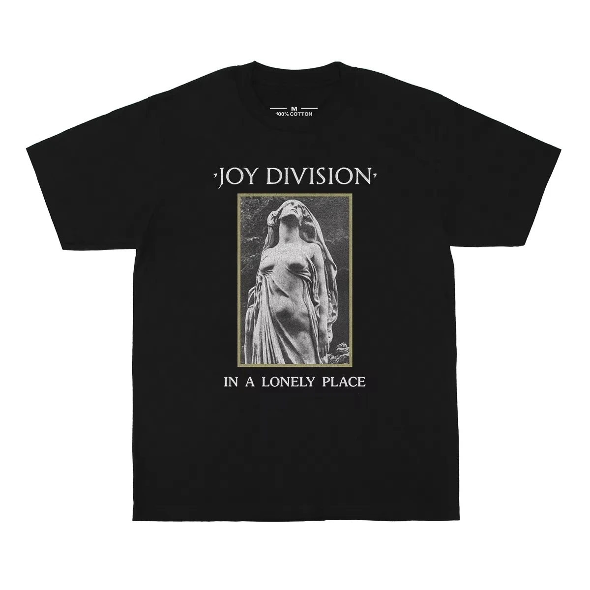 Joy Division T Shirt in A Lonely Place Song Vintage Post Punk Band Printed T-shirt Cotton T-shirt Men's T-shirts 2026 Summer