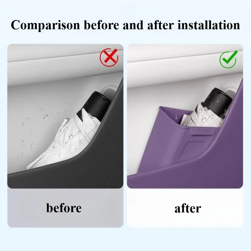 Car Trash Can Door Storage For Avatr 06/07 Storage Box Umbrella Bucket Storage Car Interior Accessories Modification Tools Auto