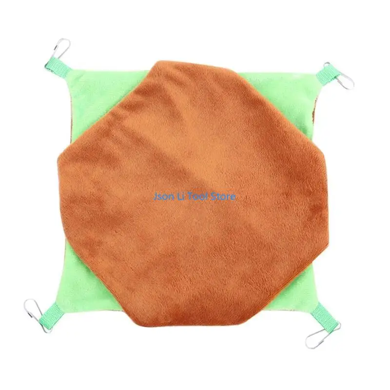 Y08d 7 Pack Hamster Hammocks Toy Toy маленькие животные Bunk Bend Swing Повесить теплое домашнее гнездо для сахарного планера