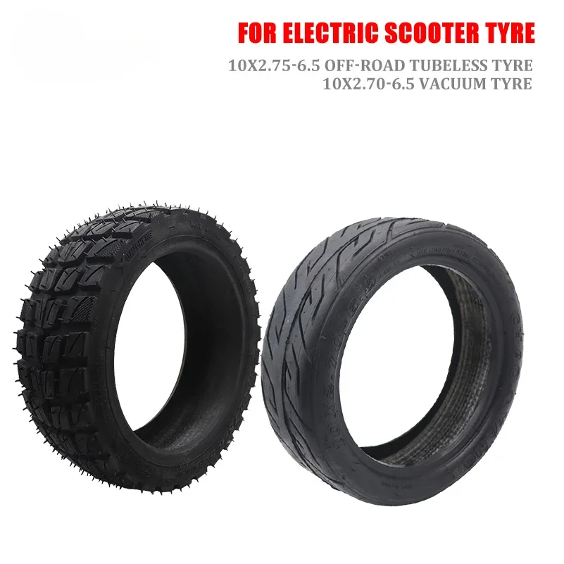 10INCH 10x2.75-6.5 Off-road Tubeless Tyre 10x2.70-6.5 Tire for Segway Ninebot Mini S Pro Max G30 Electric Scooter Self Balancing