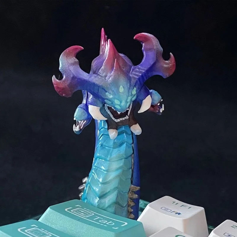 Lol Baron Nashor League Of Legends Game Theme 3d Sculpture Mechanical Keyboard E-Sports Night Demon Custom Customize Keycap