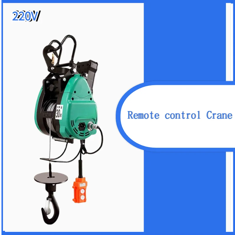 

Double Hole High-power 30M Steel Wire Rope Portable Hoist with a Speed of 19m/min Electric Lifting Crane