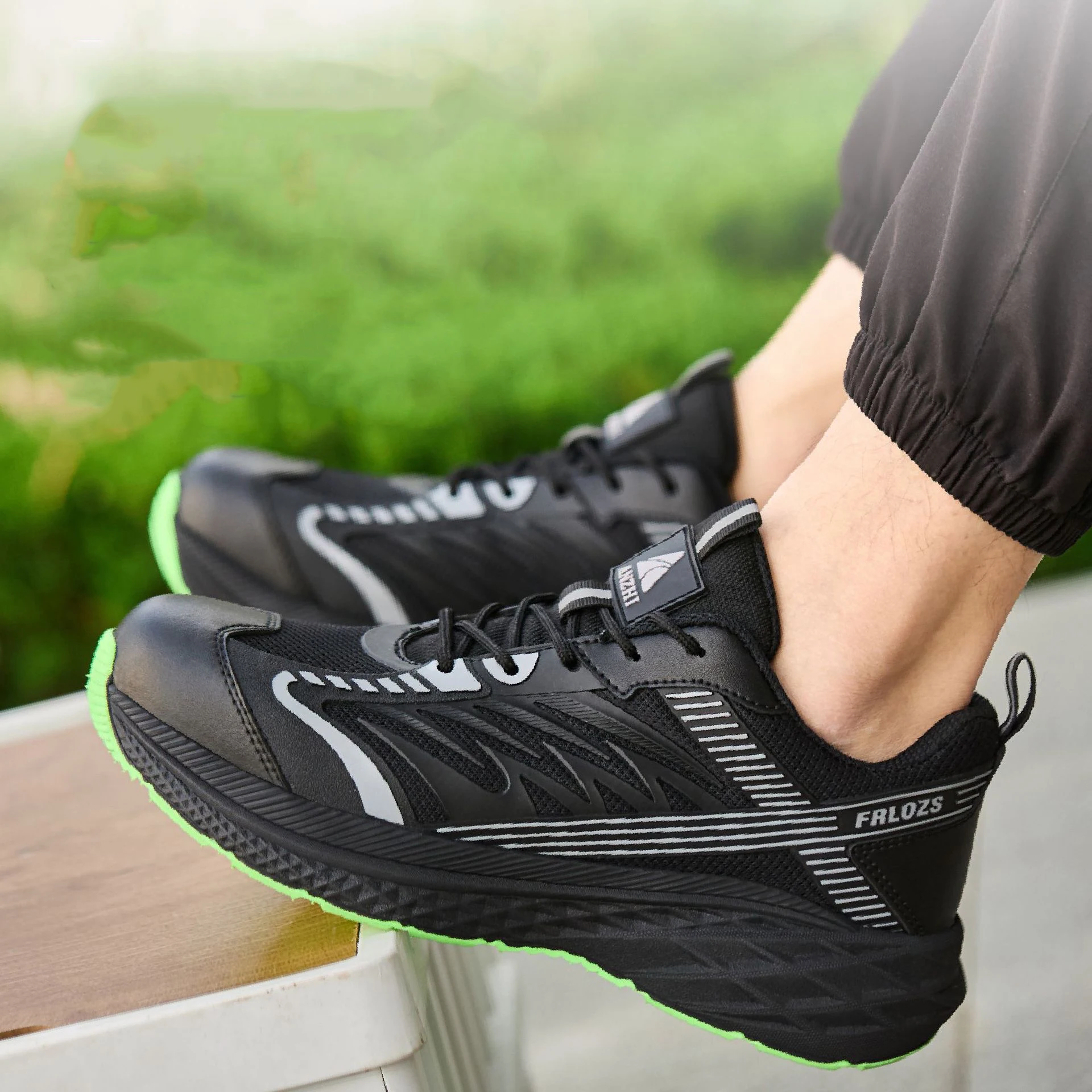 New European Standard Steel-Toe, Impact-Resistant, Puncture-Resistant, Lightweight, and Breathable Construction Safety Shoes