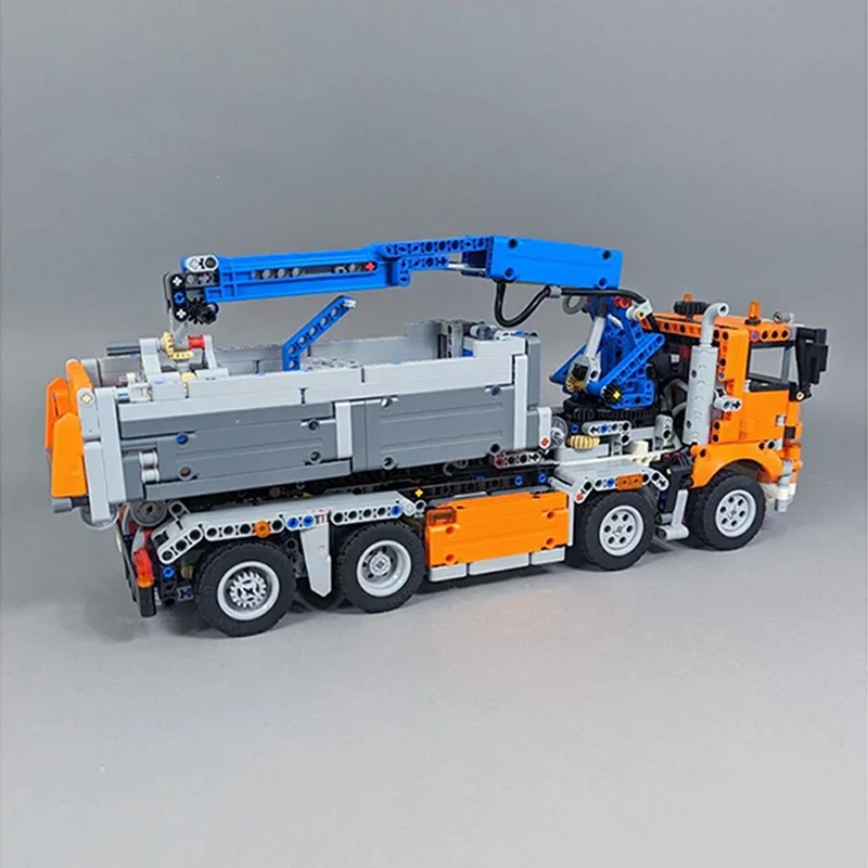 1858PCS 도시 엔지니어링 롤오프 트럭 모델 기술 빌딩 블록 크리 에이 티브 교육 어린이 장난감 선물 Moc-42128