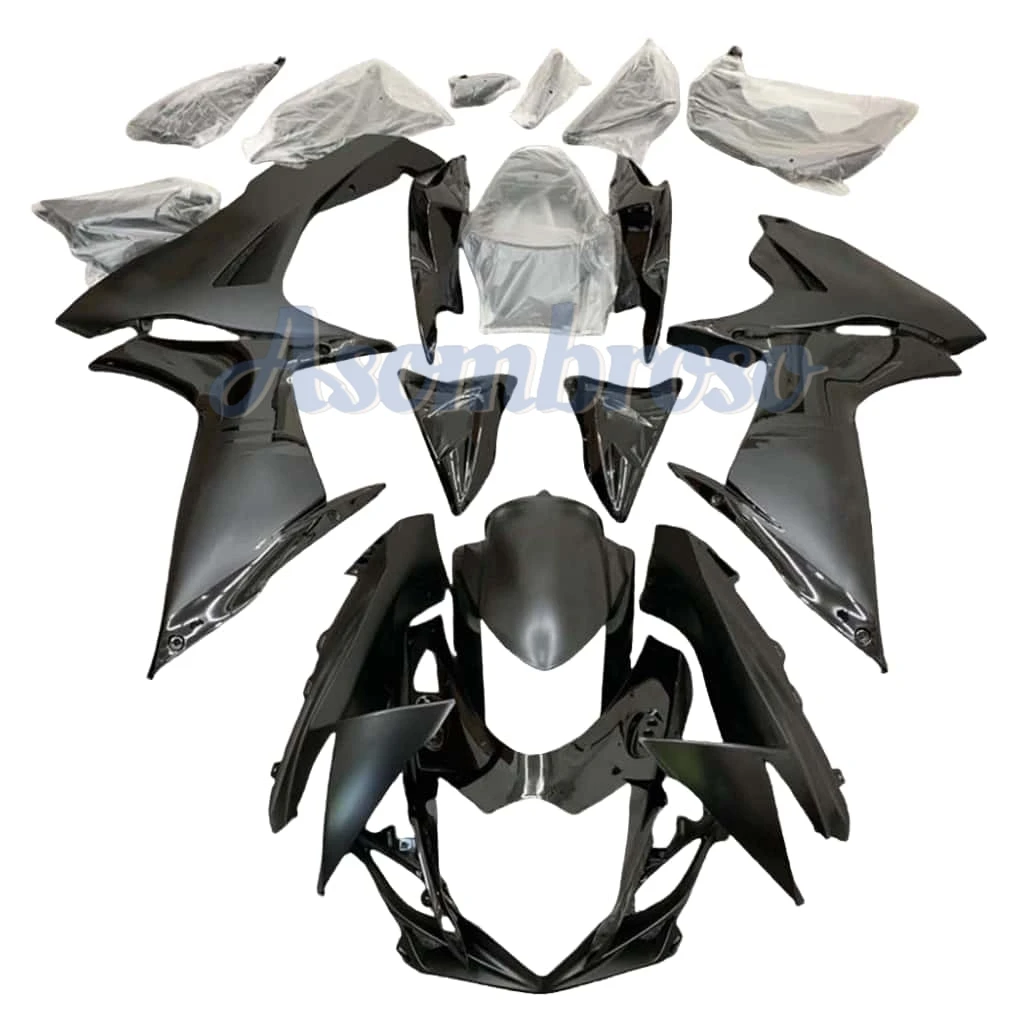 Silvery Black Bodywork Fairing kit for GSXR600 GSXR750 2011 2024 12 13 14 15 16 17 18 19 20 21 22 2023 ABS plastic fairings