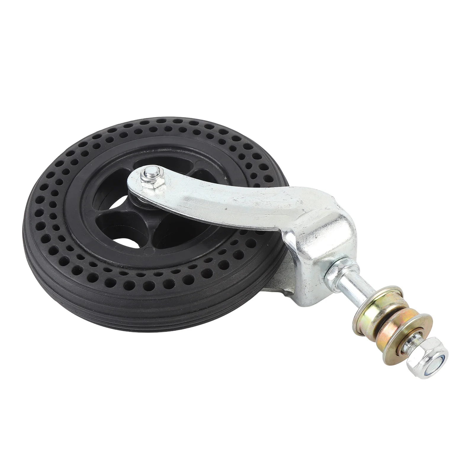 6 Inch Caster Wheel 75KG Load Bearing TPE Rubber Swivel Caster Wheel Replacement for Hand Cart Trolley