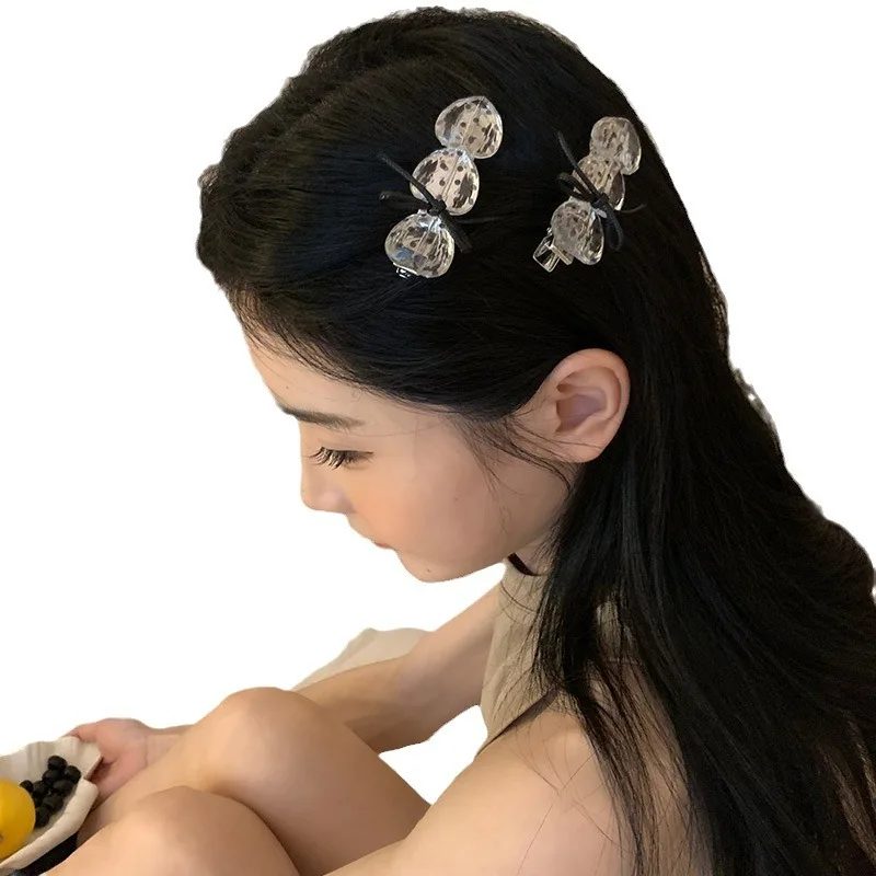 Cool Summer~Love Wave Point Hair Clip, Bangs Clip, Headpiece, Hair Accessory, Clip Edge Clip, Top Clip