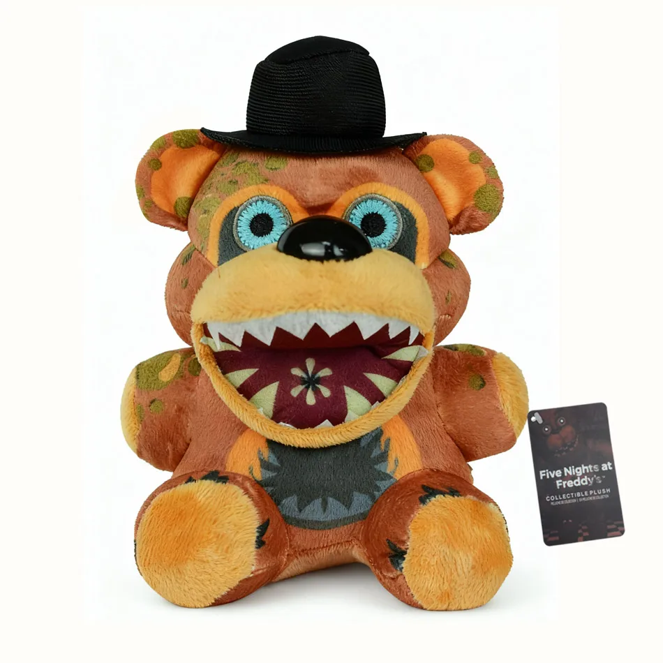 Fünf Nacht bei Freddy Fnaf Niedliche Plüschtiere Spielpuppe 18CM Bonnie Bär Foxy Cartoon Gefüllte Puppen Freddy Spielzeug für Kinder Geschenke