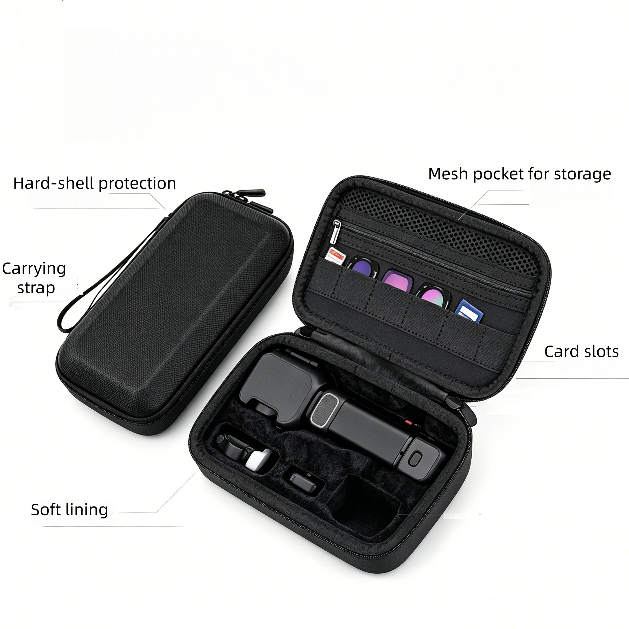 Large Capacity Storage Bag for Insta360  Luna Ultra
