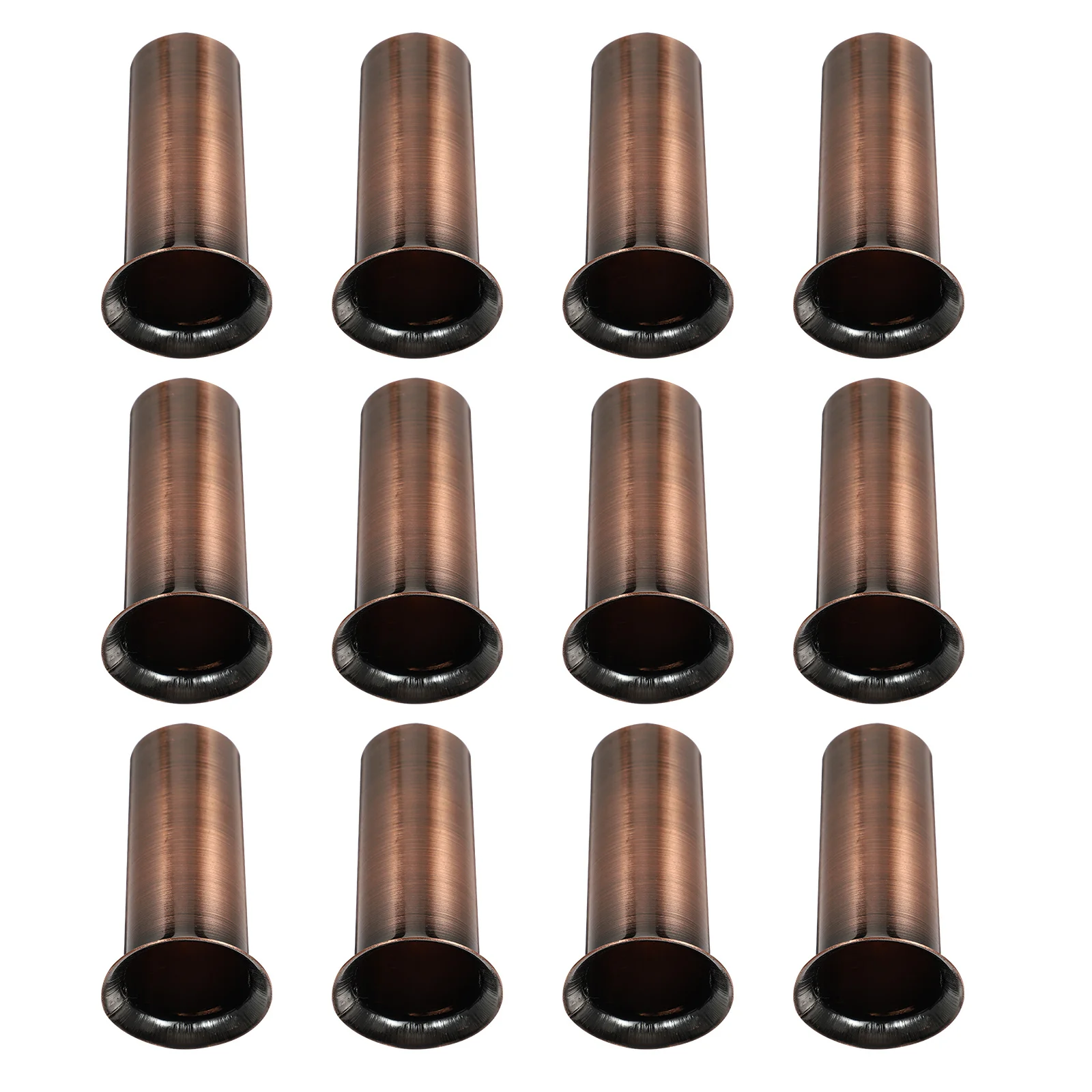 

12pcs Chandelier Lamp Base Sleeve Heat-Resistant Iron Tube For European Crystal Chandelier Lighting Parts Accessories