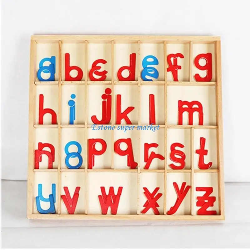 090B Gioco ortografia e lettura lettere Giocattoli con carte da lettera per prima educazione dei bambini