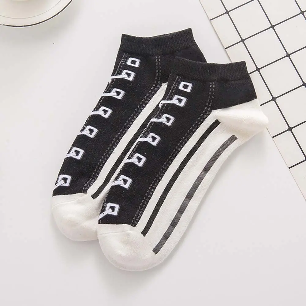 

Cute Kawaii Cotton Comfortable Shallow Casual Boat Socks Women Hosiery Men's Short Socks Low-top Socks