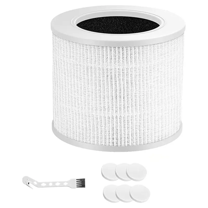 A52Q-H13 Echter HEPA-Luftfilter, 3-in-1-Ersatzfilter für Levoit Core Mini-RF Luftreiniger (1 Filter, 6 Aromapads, 1 Bürste) – Detail 1