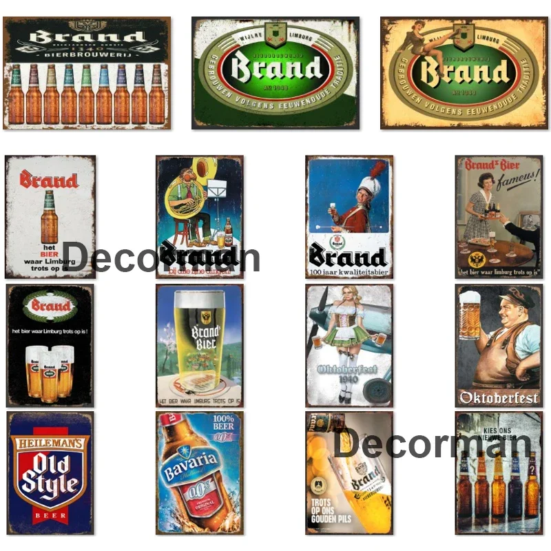 [ Mike86 ]  Brand Bier Bavaria Beer Metal tin sign Netherland Posters Painting Gift art decor Pub LT-2036 20*30 CM