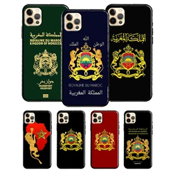 Maroko Maroc marokańska flaga dla iPhone 13 12 Pro Max Mini okładka etui na telefon dla iPhone 11 14 Pro Max XS X XR 7 8 Plus SE