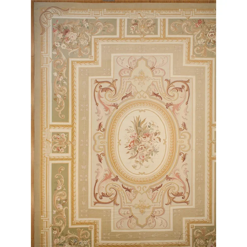 Palace carpet, handmade wool soft style corridor long carpet