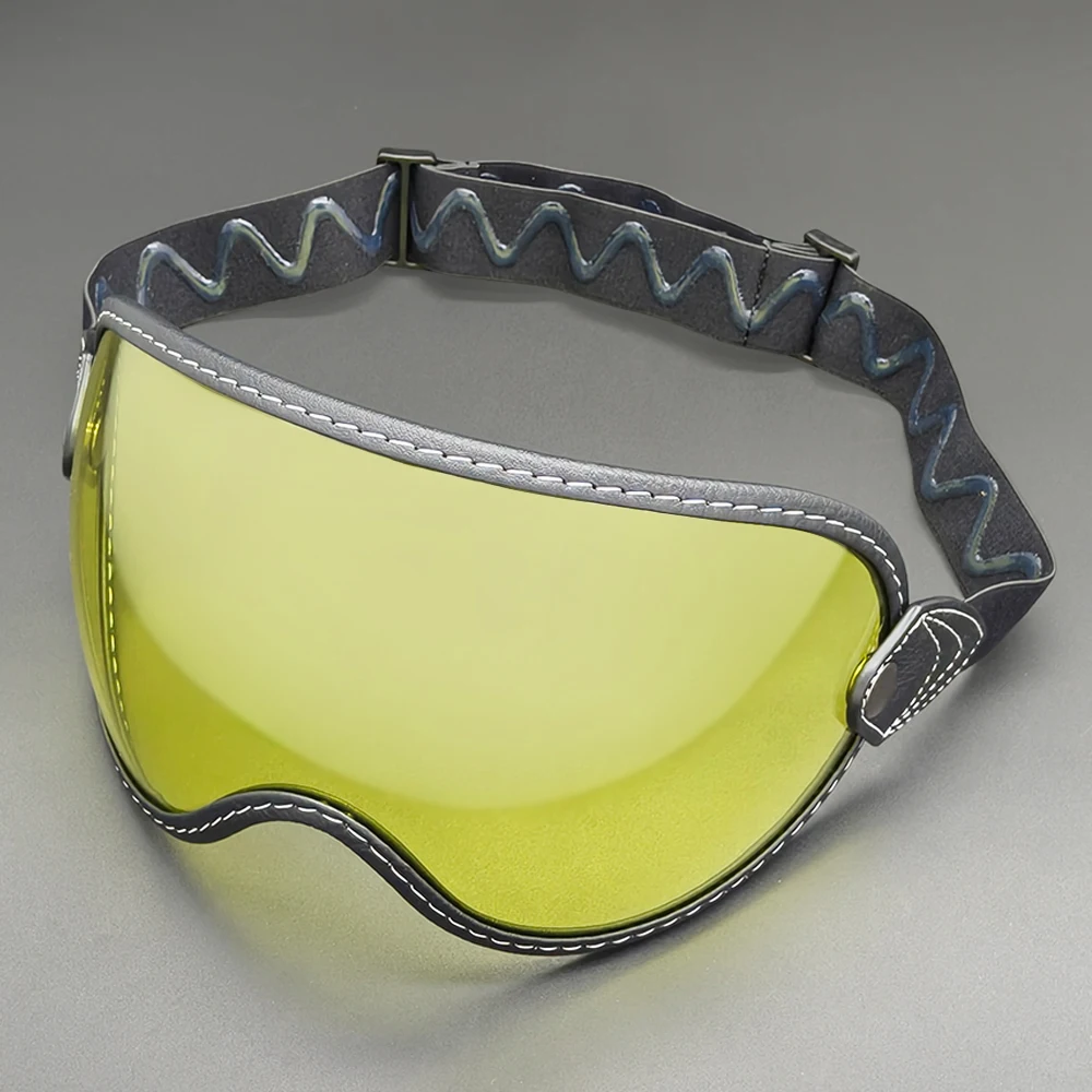 

Retro Fit Motorcycle Helmet Bubble Shield Lens Visor Motorcycle Helmets Accessories Moto