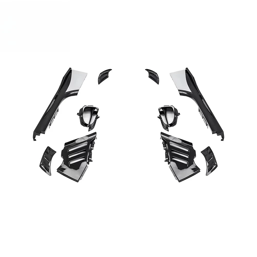Dry Carbon Fiber Front Trunk Trim 4PCS Set for SF90 SF90 XX Style Exterior Accessories