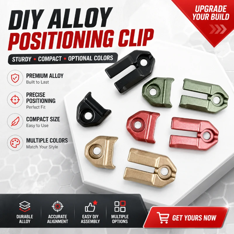 Solid Alloy Wire Holding Fixture Anti-scratch Surface Outdoor Flashlight Cable Organizer With Full Fastener Kit
