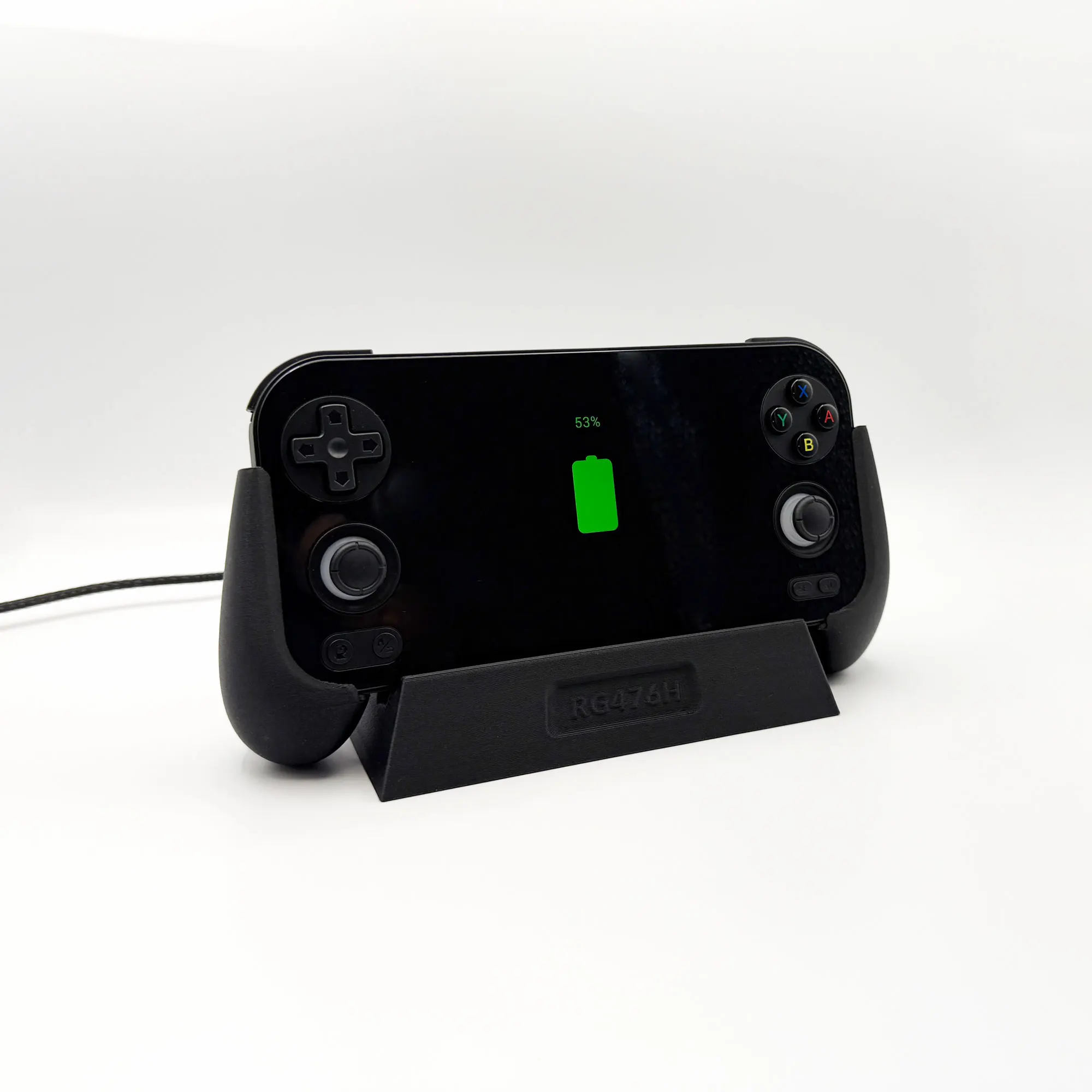 For RG476H Charging Dock And Comfortable Grip 3D Printed Accessories RG 476H Console Grip Display Stand Magnetic Charging Base