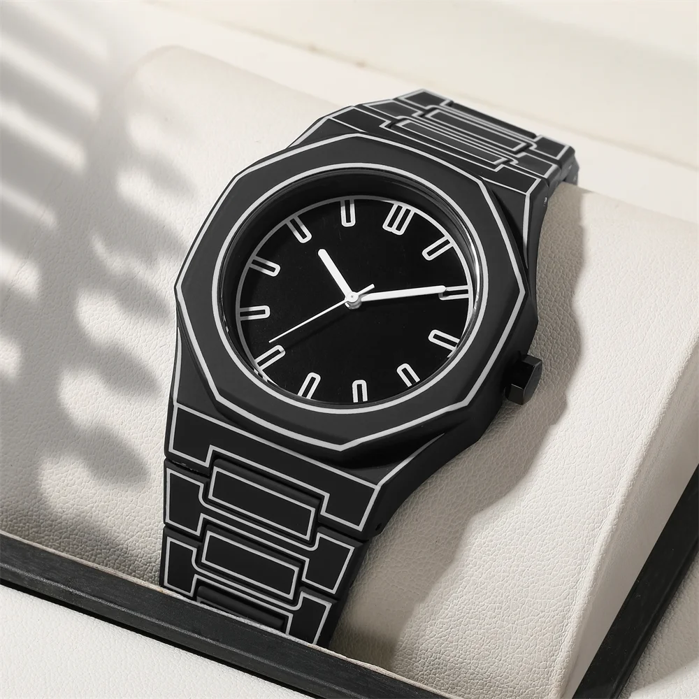 Simple casual men's women's watches, macaroon color quartz watches, round dial quartz watches, suitable for daily life, gifts