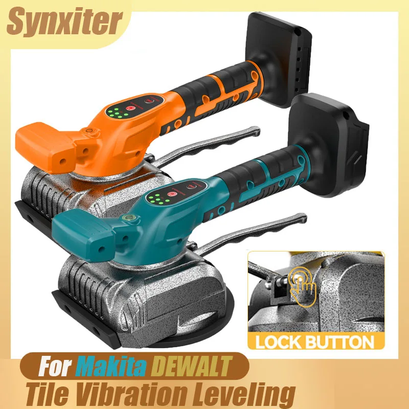 Tile Vibration Machine For Makita For DEWALT 18V Battery 5-SPEED Adjustable Tile Vibration Tool For Wall Floor Home Tile Tool