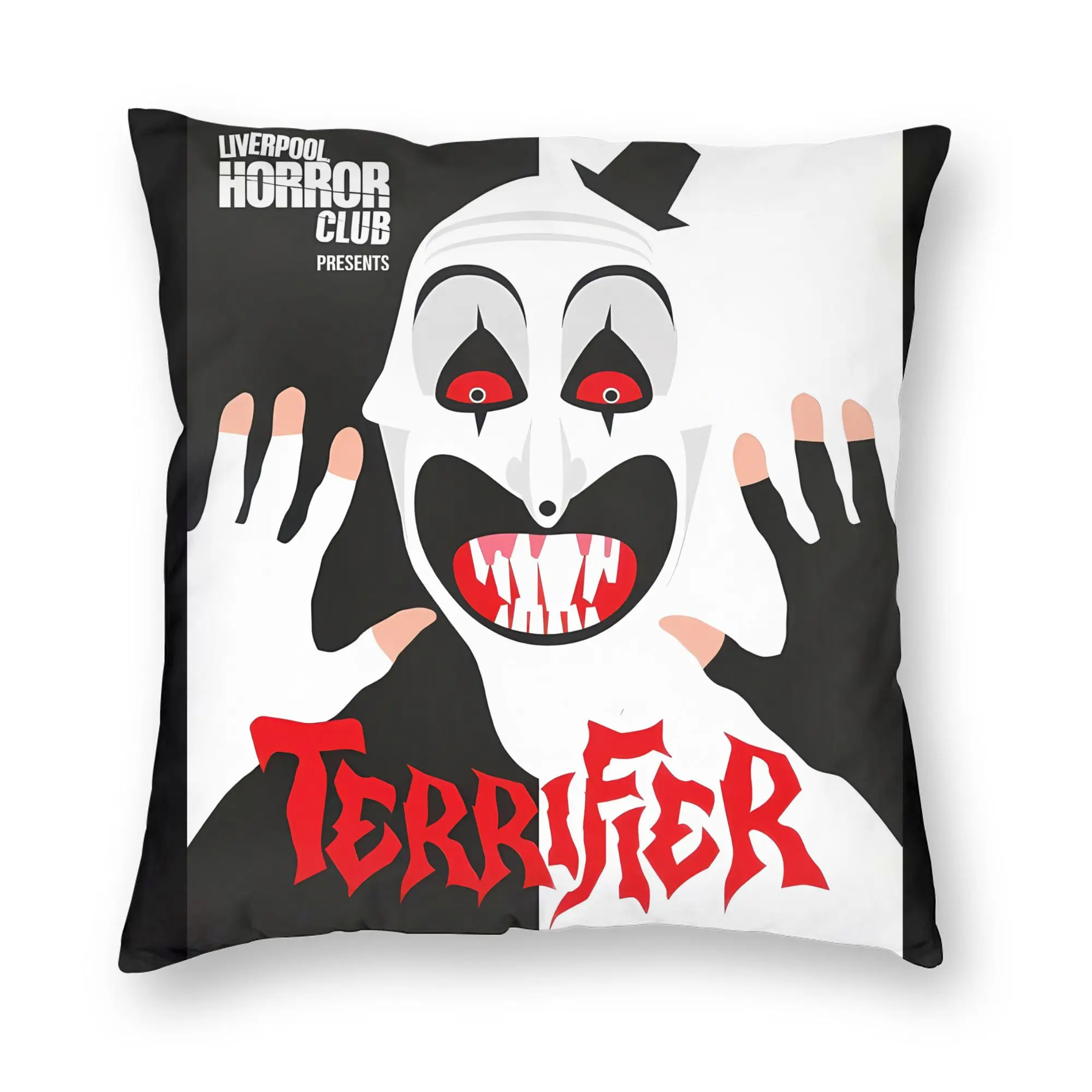 Terrifier Movie Pillowcases  Cute Funny Pillow Case For Sofa Car Home Decor Print Pillow Cover