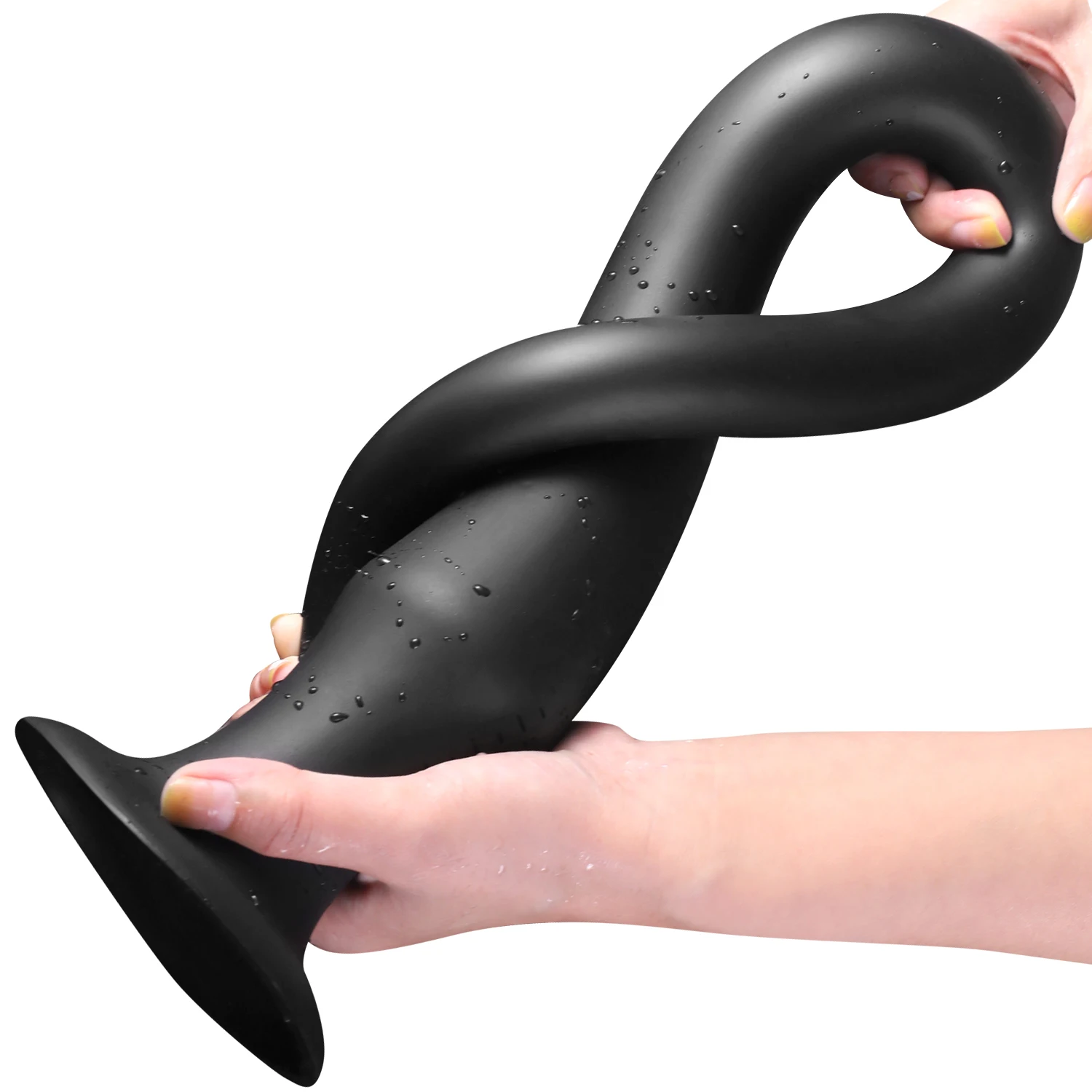 Liquid Silicone Super Long Anal Plug Dildos Stimulate Anus and Vagina Soft Anal Dilator Anal Sex Toy Butt Plug for Women and Men