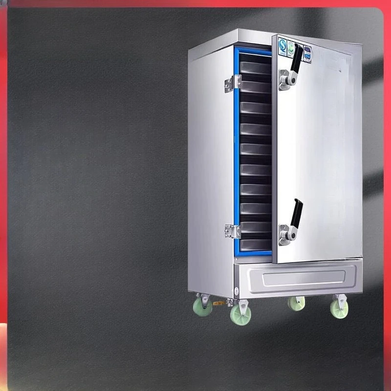 

Steamer Commercial large electric steamer 24 plates double door factory canteen school steamed buns steamed rice truck