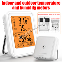 Wireless LCD Digital Indoor Outdoor Thermometer Hygrometer Temperature And Humidity With Sensor Weather Station for Home