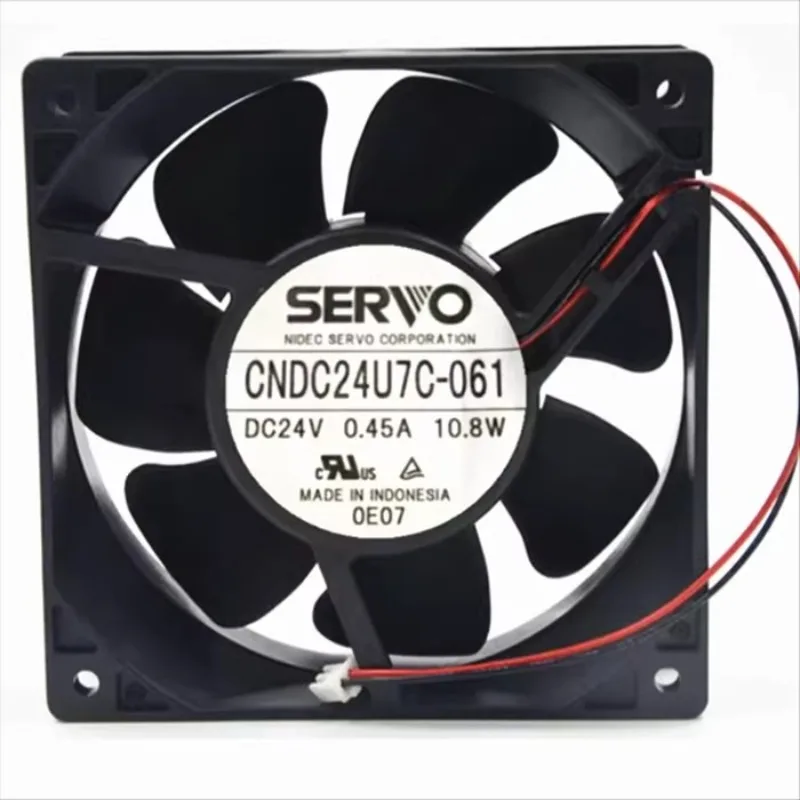 

Новый вентилятор охлаждения для SERVO CNDC24U7C-061 24V 0.45A 10.8W 12CM 12038 120*120*38mm