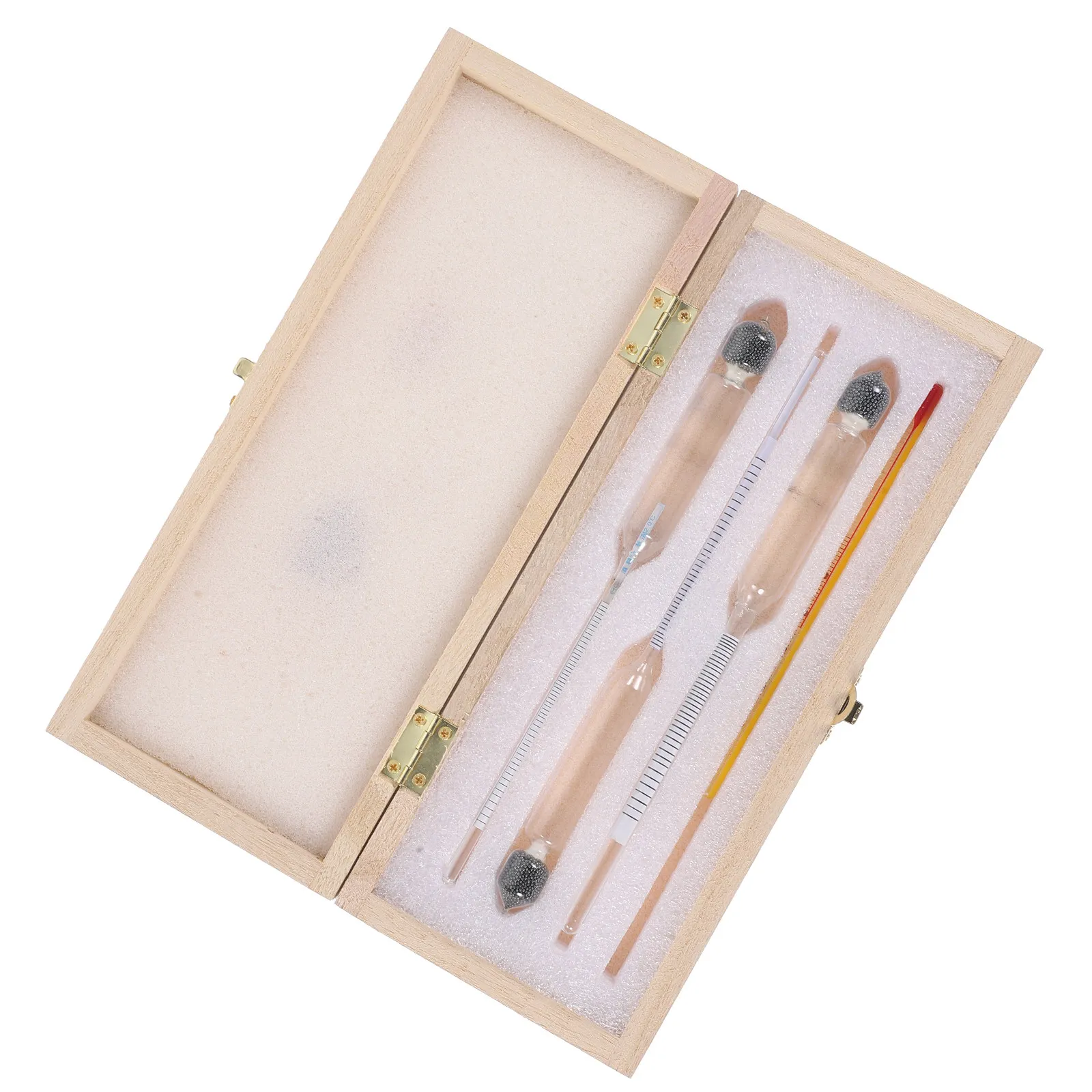 

Профессиональный спиртометр-термометр для вина, виски и ликеров: точное измерение содержания алкоголя (1 комплект)