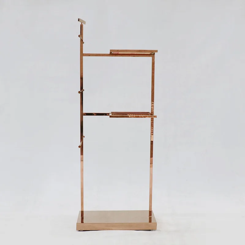 Picture 7: custom.Kainice Customized Double-Sided Rose Clothing Rack Floor Standing Store Shelf Display Lingerie Bras & Underwear