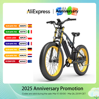 LANKELEISI RV700 Electric Bicycle 1000W Motor 48V16AH Battery Mountain Snow Electric Bike 26*4.0 Inch Fat Tire Off-Road E Bike
