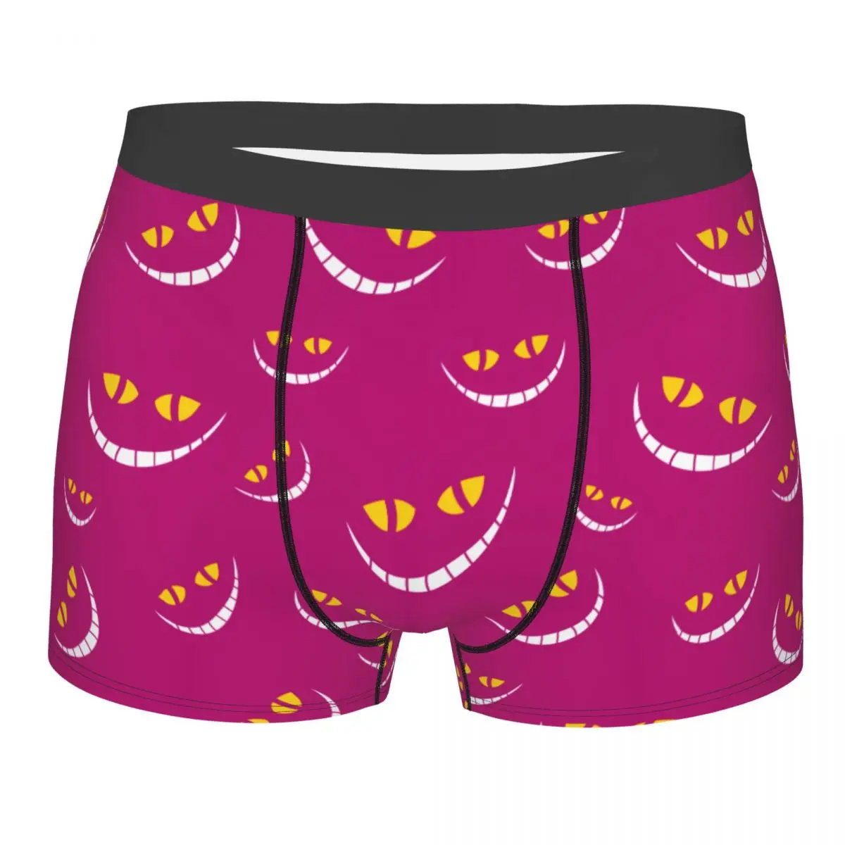 

Alice In Wonderland Cheshire Cat Underwear Men Sexy Printed Customized Boxer Shorts Panties