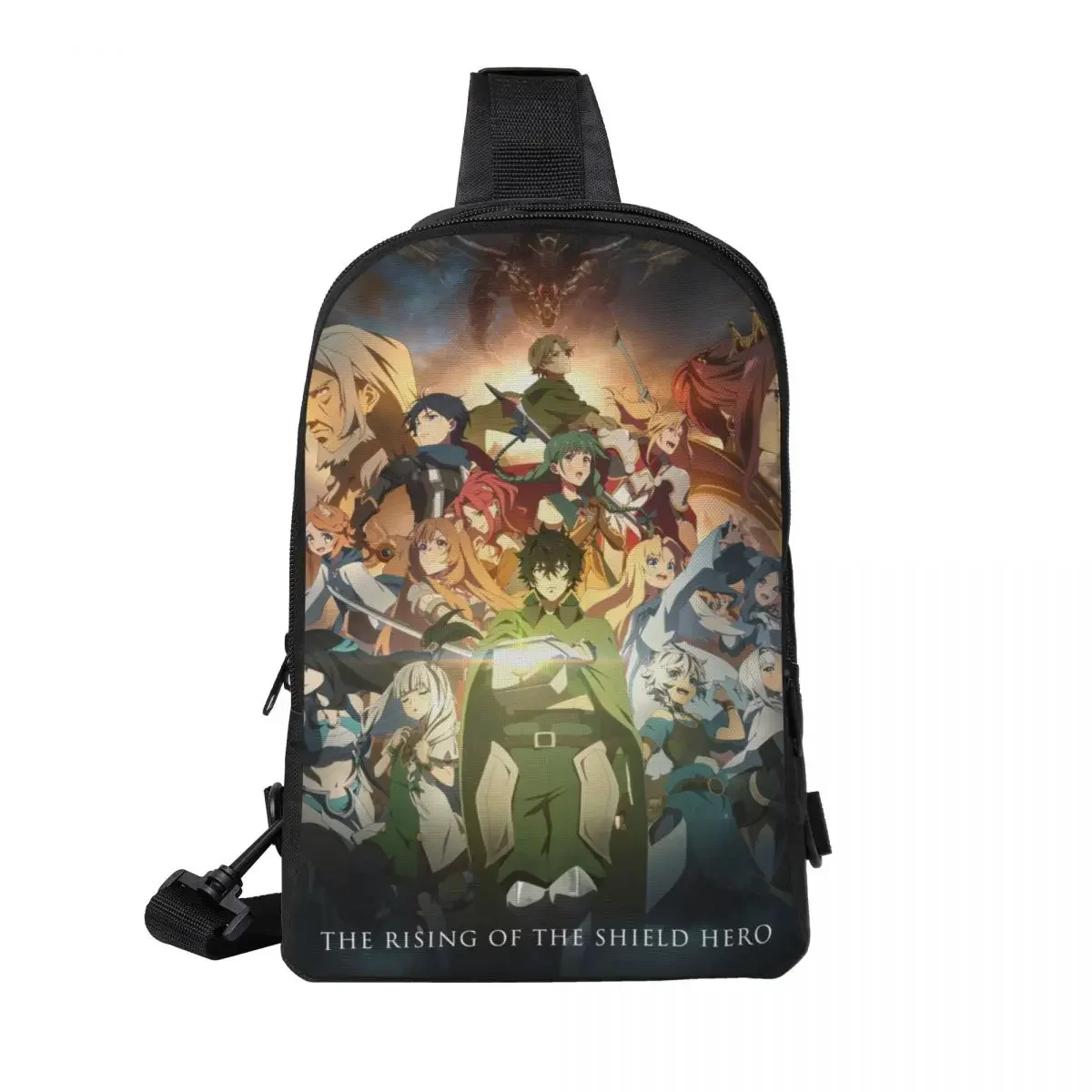 

Anime Rising Of The Shield Hero Crossbody Sling Backpack Shoulder Sling Chest Bag Adjustable Travel Hiking Daypack Outdoor