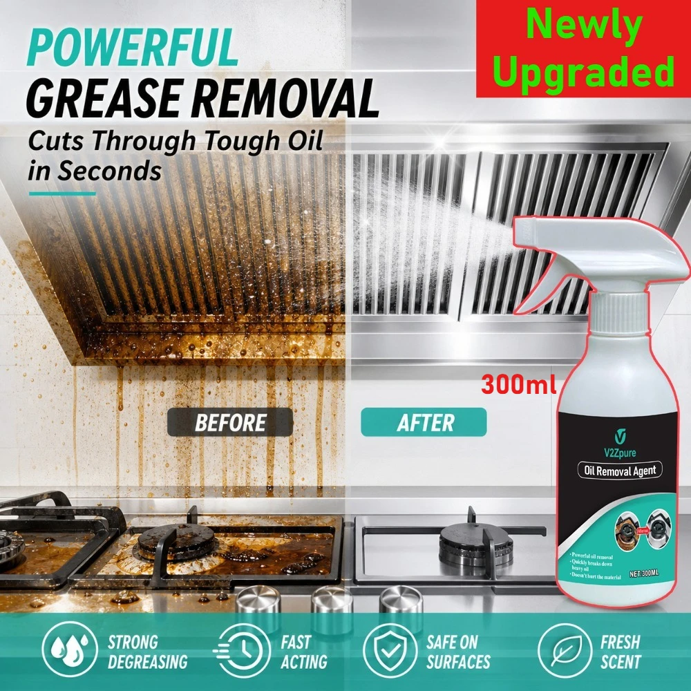 Commercial Kitchen Grease Cleaner - Keukenolie-reiniger Krachtig oplossend en verwijdert hardnekkige