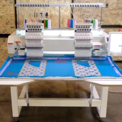 Lewanjoy Two Head 600*600mm abagda size Commercial Embroidery Machine for abagda and large clothing embroider